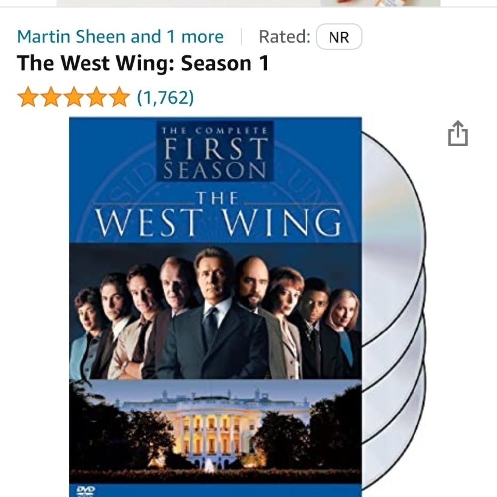 The west wing season 1 dvd set